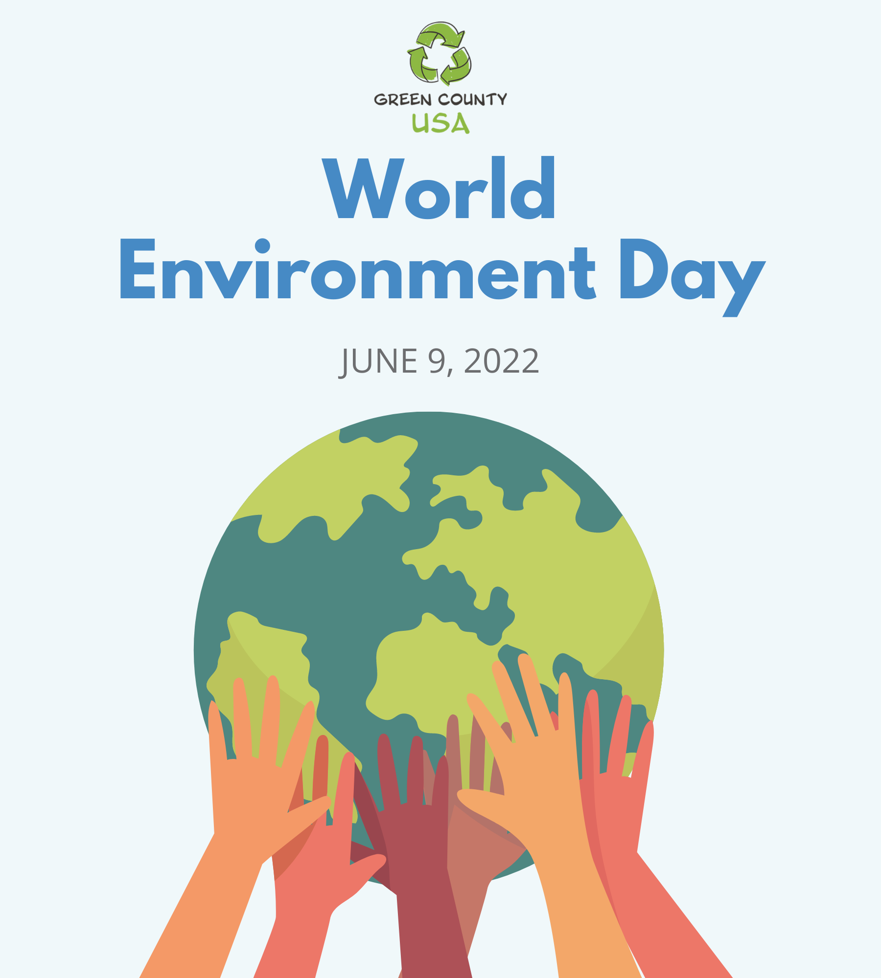 Green World Environment Day Poster (18 × 20 in) (1)