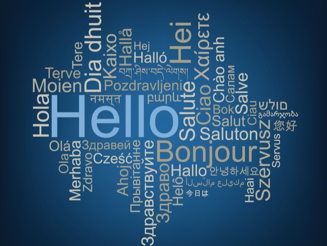 Hello Tag Cloud in different languages