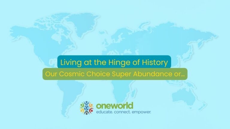 Living at the Hinge of History